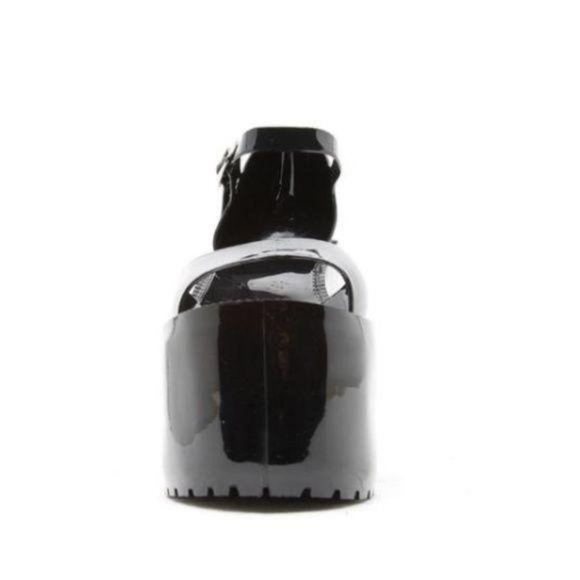 Platform Ankle Strap Jelly Sandals - Picture 2 of 6